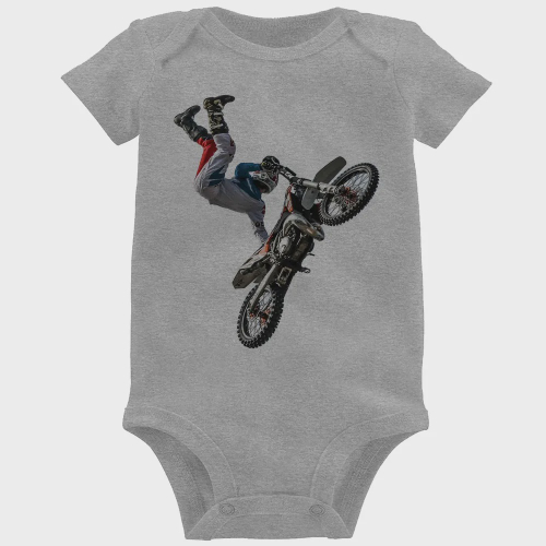 Body Para Bebê O motocross gosta de uma menina