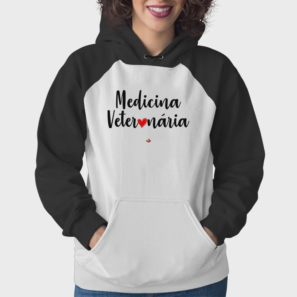 Blusa de store frio medicina veterinaria