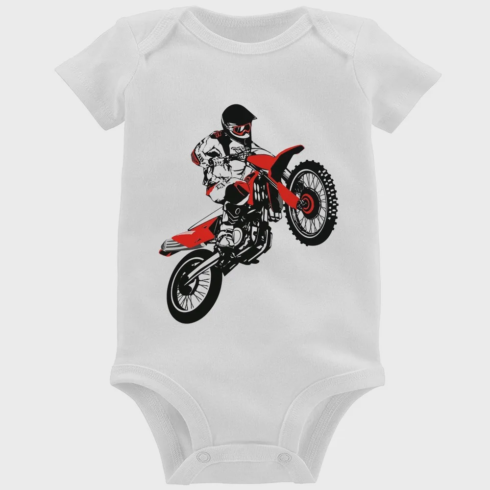 Body Para Bebê O motocross gosta de uma menina