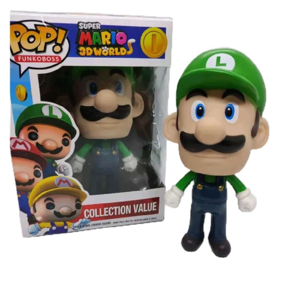 Funko Pop Luigi Turma Do Super Mario Bros 14 cm Vinil. em Promocao na Americanas