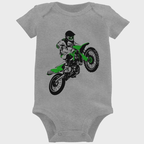 Body Para Bebê Motocross