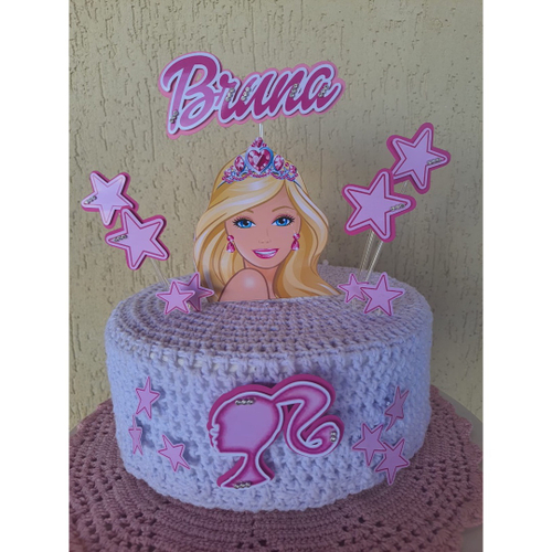 Bolo Barbie chantilly 