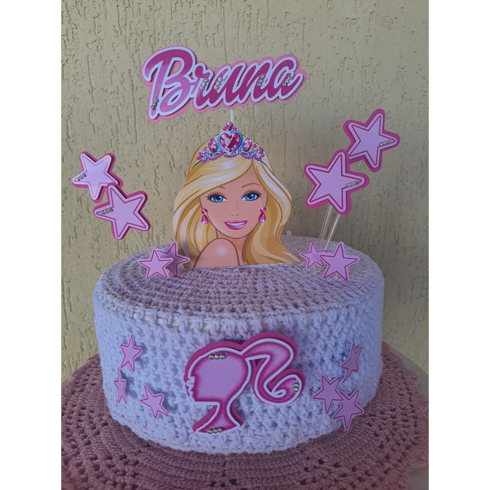 Topper Bolo Barbie