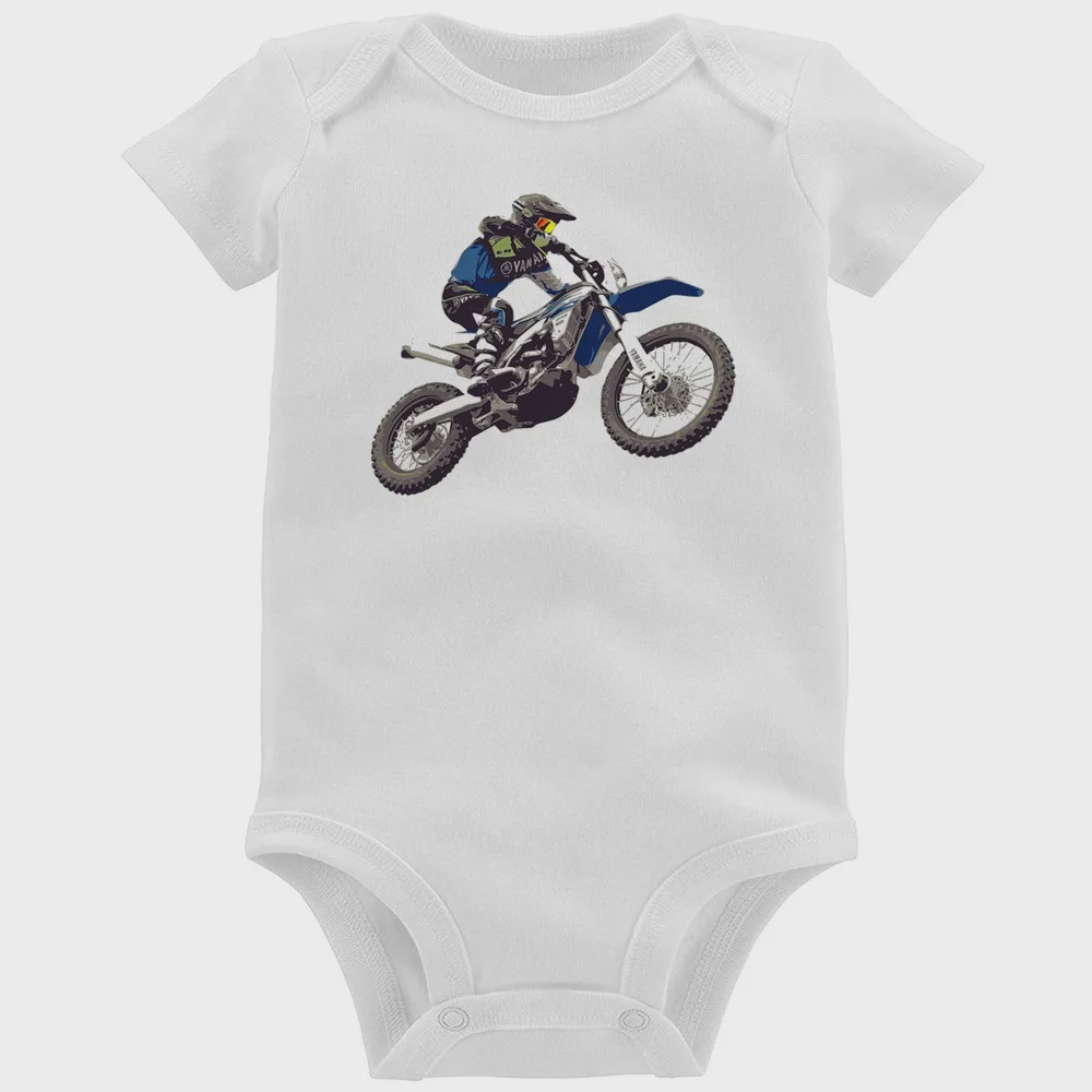 Body Para Bebê O motocross gosta de uma menina