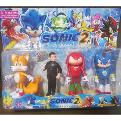 Kit 5 Bonecos Turma do Sonic 16 cm Action Figure em Promoção na Americanas