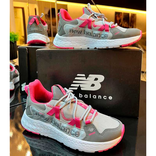 New balance feminino 2024 cinza e rosa