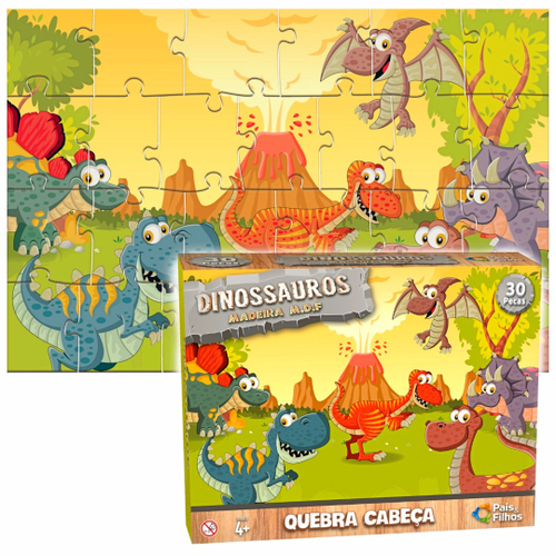 Quebra Cabeça; Dinossauros; infantil