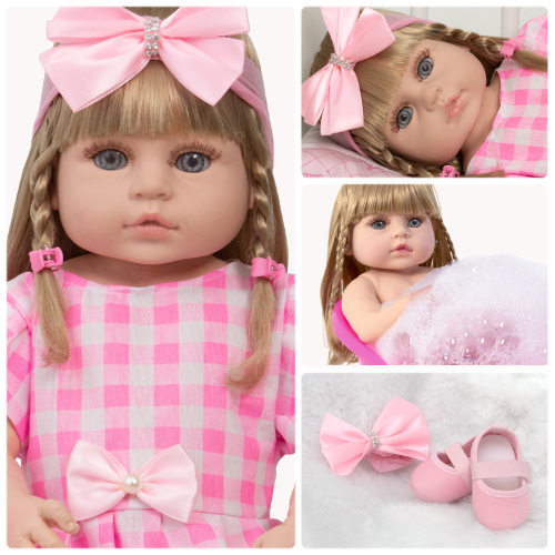 Conjunto para Bebê Reborn com 02 Fraldas e Kit Certificado com Bolsa  Maternidade Rosa na Americanas Empresas