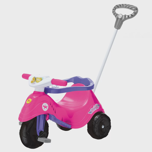 Moto infantil passeio E pedal uno rosa - calesita no Shoptime