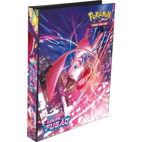 Pasta Álbum Fichário Cards Cartas Mew 10 Folhas Pokémon 151