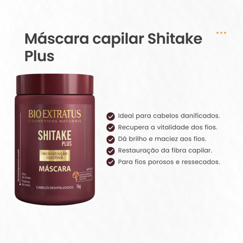 Máscara Shitake Plus 1Kg