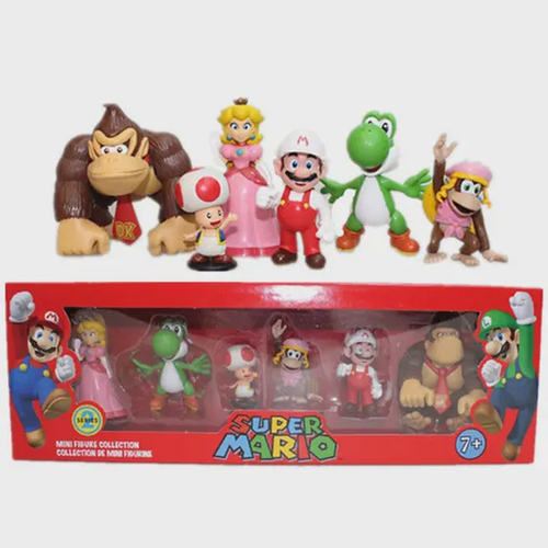 Colecão kit mini bonecos Super Mario Bros em Promoção na Americanas