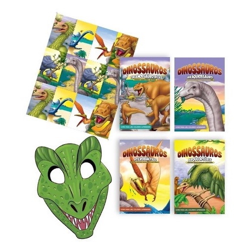 Dinossauros: livro com joguinhos em Promoção na Americanas