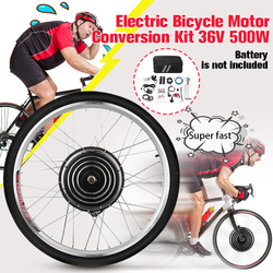 26 \ Bicicleta Elétrica E-Bike Frente Traseira Roda Conversão Kit Ciclismo Motor 500 W Menor preço em 26 \ Bicicleta Elétrica E-Bike Frente Traseira Roda Conversão Kit Ciclismo Motor 500 W