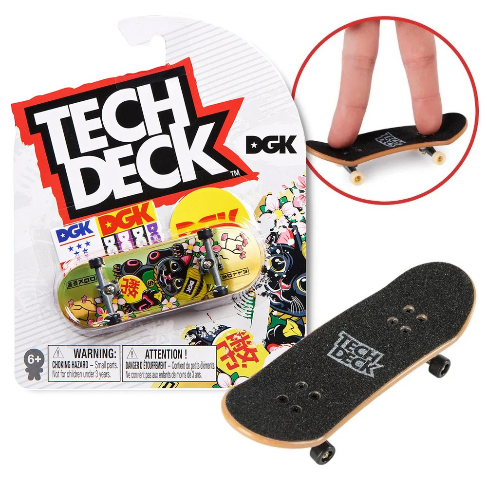 Compre Skate de Dedo 96mm - DGK Gato - Tech Deck aqui na Sunny Brinquedos.