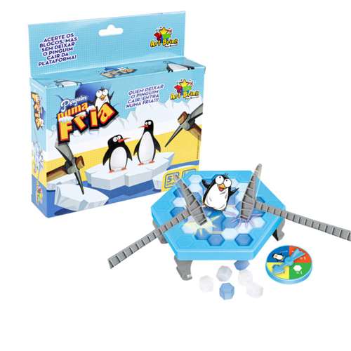 Numa Fria Jogo De Mesa Quebra Gelo Do Pinguim Interativo - R$ 38,98