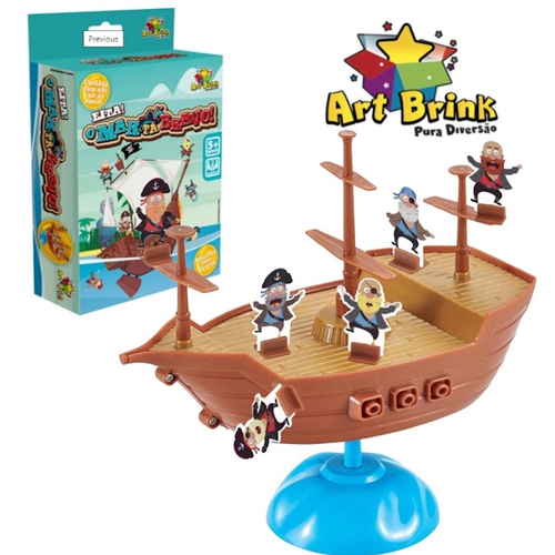 Brinquedo Infantil Jogo Cada Macaco no Seu Galho: Art Brink