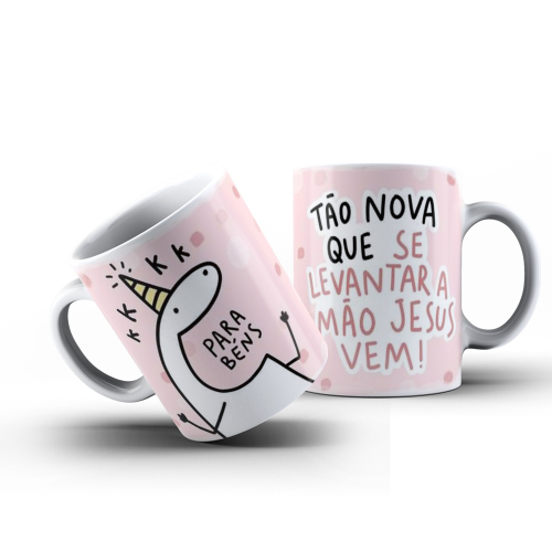 Xícara Caneca Flork Meme Frases Divertidas Debochadas!