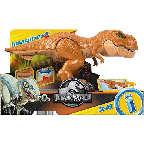 Jurassic World Figura Dinossauro T-Rex Bate e Devora