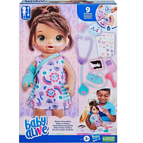 Conjunto Roupa Roupinha E Acessórios Para Boneca Bebê Little Mommy Mattel -  Vestido Azul Tiara E Meias - Compatível Com Bonecas Baby Alive E My Little  Collection - Pupee Brinquedos no Shoptime