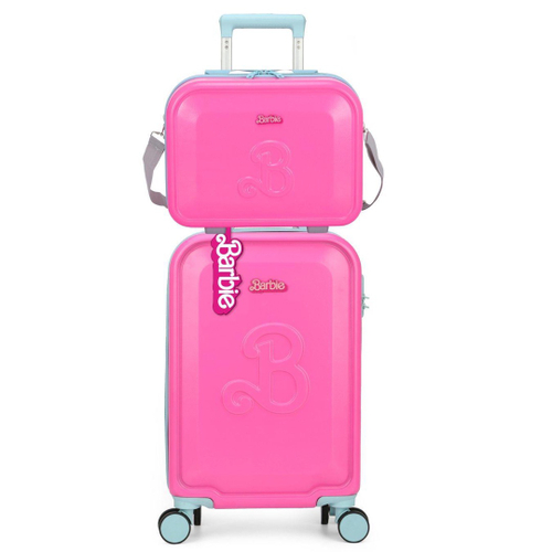 Mala de Viagem Bordo Infantil 360 Barbie Mattel Senha Luxcel