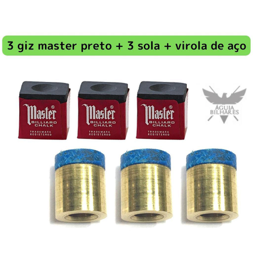 Kit com 4 Tacos de Sinuca Bilhar Inteiro Ramin HJ Snooker House Preto