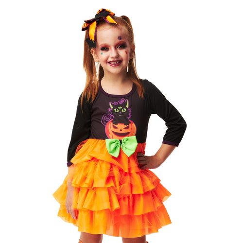 Fantasia Halloween Infantil Bruxinha.