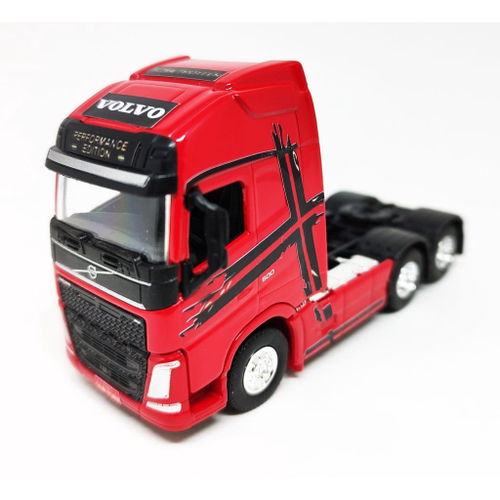 Caminhão Volvo Container Welly 1:64 Vermelho no Shoptime