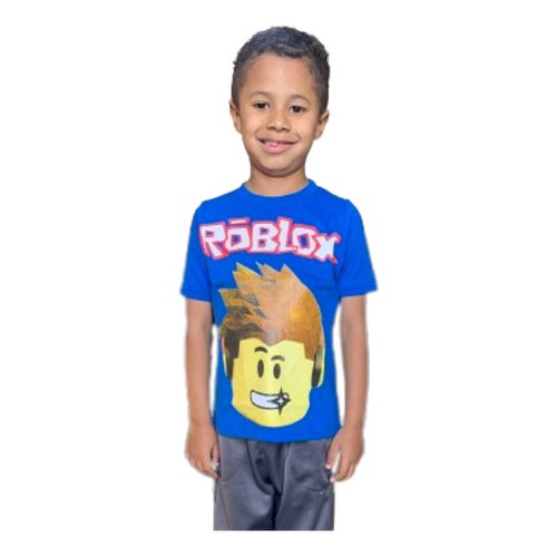 Camiseta Manga Preta - Roblox Personagem Personalizado