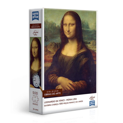 Quebra Cabeça Monalisa Puzzle 1000 Peças Grow - Bebe Brinquedo