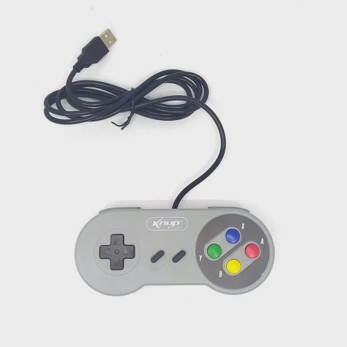 FGAMES NATAL - Controle Super Nintendo USB Snes Joystick Emulador