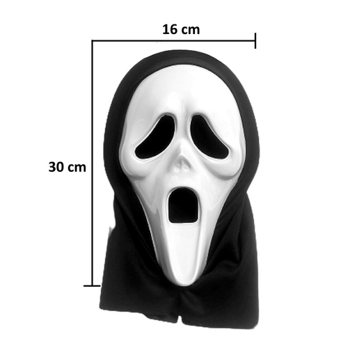 Fantasia de Halloween Morte Adulto Masculino Com Capuz e Máscara em  Promoção na Americanas