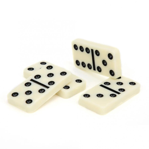 Jogo De Domino De Osso Profissional 28 Peças Com Estojo