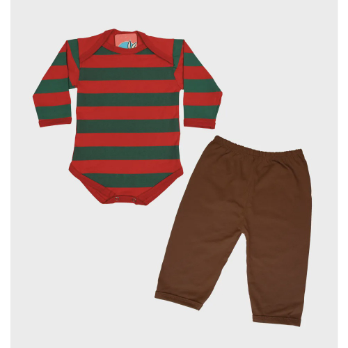 Fantasia Freddy Krueger Kit Completo Adulto Masculino Cosplay Halloween  Filme Hora Do Pesadelo Terror Festa - Fest Island - Fantasia - Magazine  Luiza