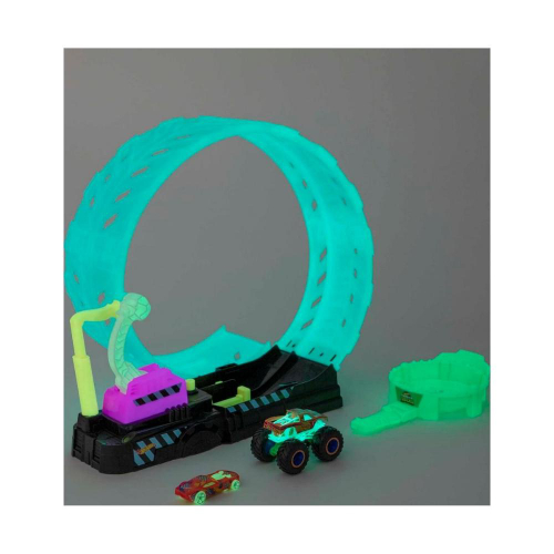 Hot Wheels Monster Trucks Pista Playset Looping Mattel em Promoção na  Americanas