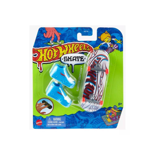 Hot Wheels Skate De Dedo Com Tênis Hgt46