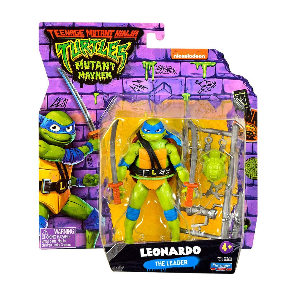 Tartarugas Ninja Figura Donatello Básica TMNT 7cm