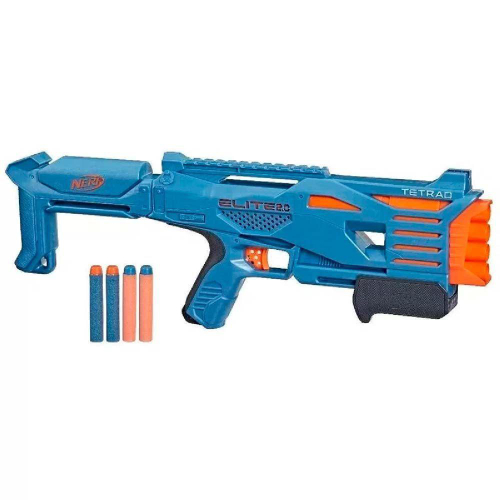 Lançador Dardos Nerf Brinquedo Shellstrike ds-6 Elite E6171 em, armas nerf  lojas americanas 