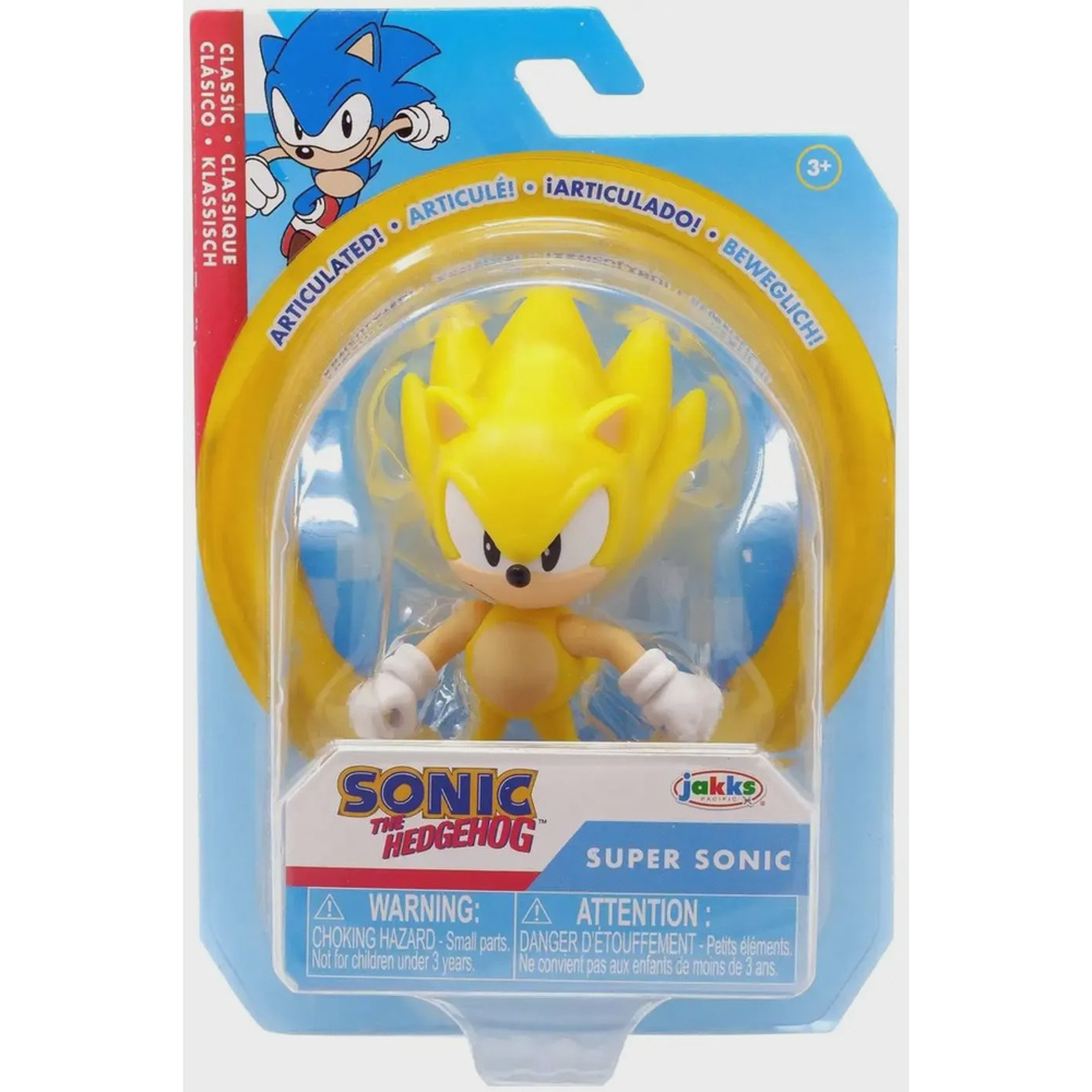 Boneco Sonic Amarelo Hedgehog Articulado Grande Original Brinquedo em  Promoção na Americanas