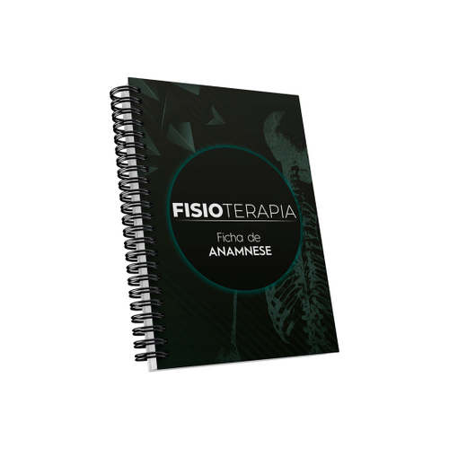 Caderno Ficha anamnese Fisioterapia em Promoção na Americanas