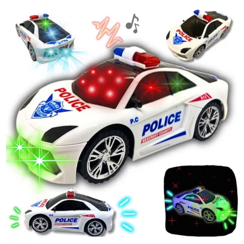 Brinquedo Carro de Policia com Sirene, Luzes e Som - Shop Macrozao