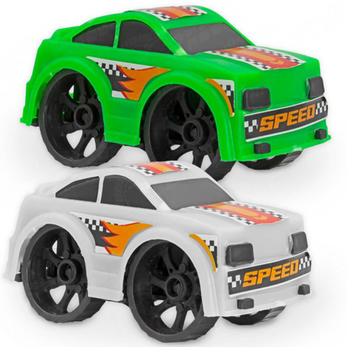 Pista de Carrinhos Super Duplo Looping 360 com Luz e 2 Carrinhos e