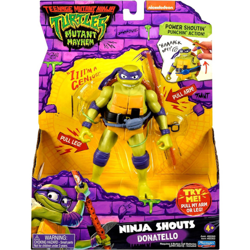 Skate Pull Back Tartarugas Ninja Sewer Shredders - Donatello