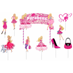 Kit Festa Barbie 105 peças (10 pessoas) em Promoção na Americanas