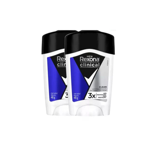 Desodorante Creme Rexona Clinical Masculino Clean 58g REXONA