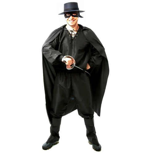 Fantasia Zorro Cosplay Adulto Masculino em Promoção na Americanas