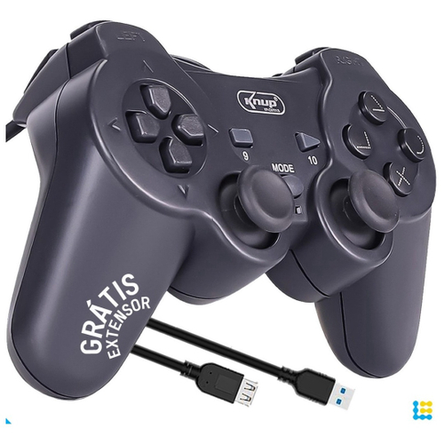 FGAMES NATAL - Controle Joystick Usb Para Pc Manete Gamer Notebook  Computador