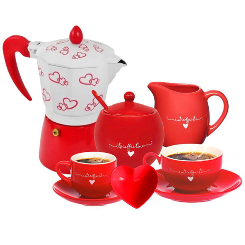 Jogo de 6 Xícaras de Café Cônica Coquinho 70 ml e Açucareiro de Porcelana  Pintado à Mão rosas branca rosa/caramelo no Shoptime