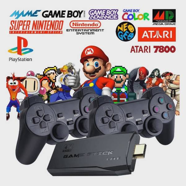 Cartao com Todos Os Jogos do Super Mario para Gamerstiker