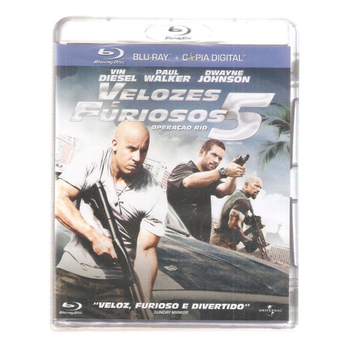 Blu-ray velocidade Furiosa 5 Com Vin Diesel